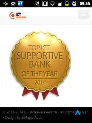 Android application ICT Achievers Awards App screenshort