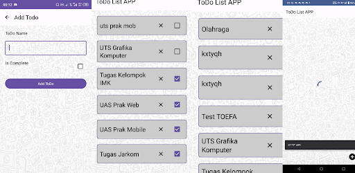 Android application Tugasin screenshort