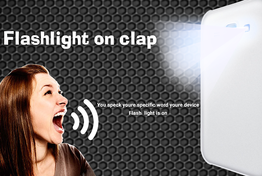 Android application Flashlight on Clap screenshort