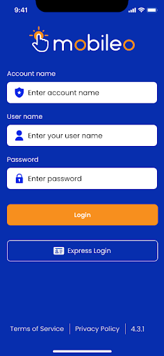 Android application Mobileo screenshort