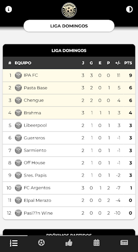 Android application Torneo Golden screenshort