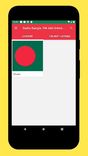 Android application Radio Bangladesh + Radio FM AM screenshort