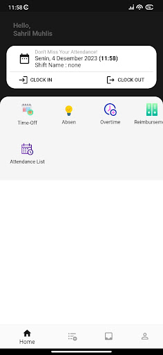 Android application PW HR screenshort