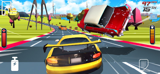 Retro Race Racer Cop Chase Fun screenshots apk mod 5