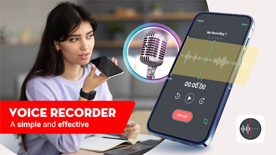 Voice Recorder, Audio Recorder android2mod screenshots 1