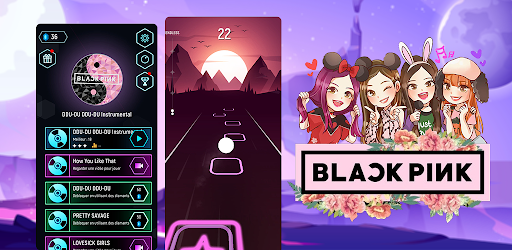BLACK PINK Tiles Hop Ball - Ne Mod Unlock Full Version v4.0