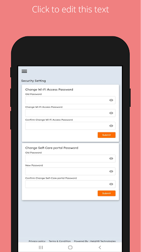 iBUS Wifi Customer APP Screen 2