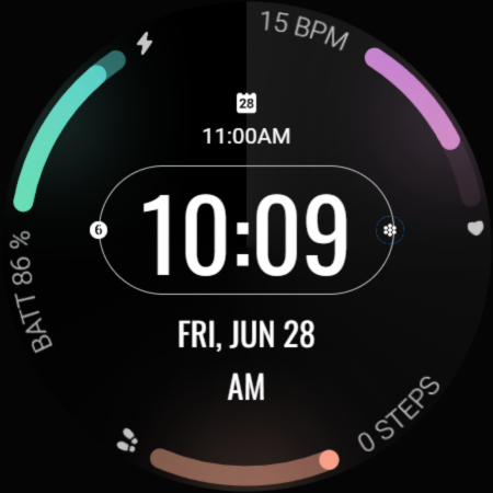 Galaxy Time Pro: Watch face screenshot 4