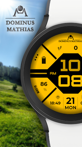 Android application DM | 032 Digital Watch Face screenshort