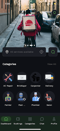 Android application RobyHub: Services Marketplace screenshort