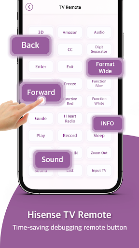 Remote for Hisense TV Screen 3