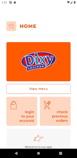 Android application Dixy Chicken B24 screenshort