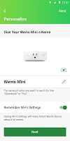 screenshot of Wemo