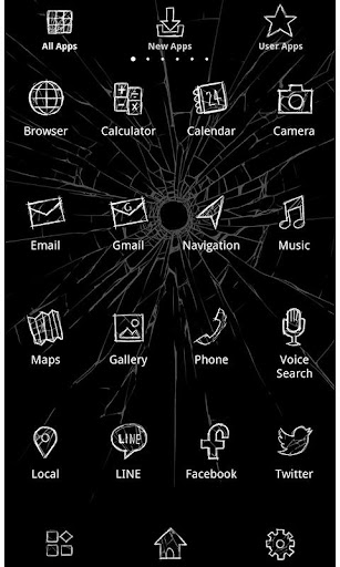 Cool Theme-Screen Crack- Screen 3