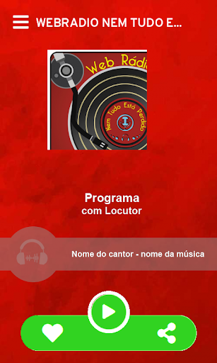 WebRadio Nem Tudo Esta Perdido Screen 2