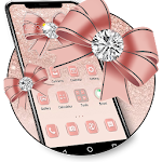Cover Image of Download Luxury Rose Gold Diamond APUS Launcher Theme 43.0.1001 APK