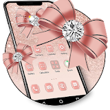 Luxury Rose Gold Diamond APUS Launcher Theme icon