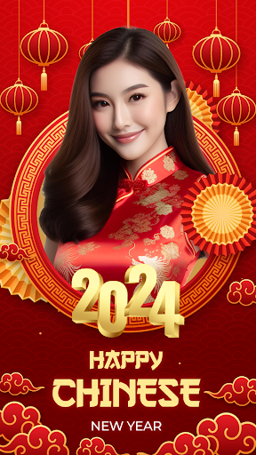 Android application Chinese new year frame 2024 screenshort