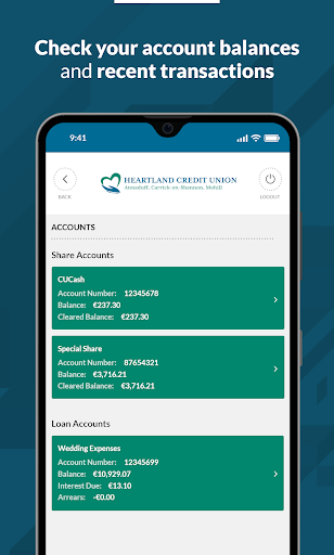 Heartland Credit Union Screen 2