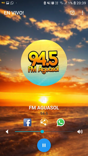 Android application Fm Aguasol 945 screenshort