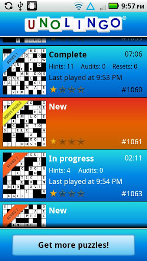 Unolingo: No Clue Crosswords Screen 2