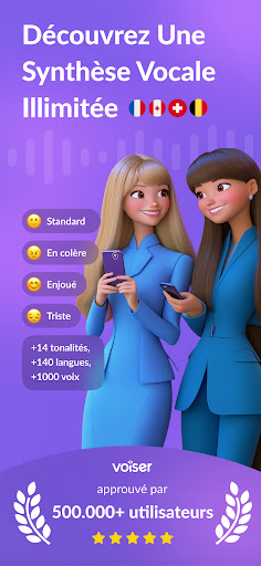 Aperçu de l'application