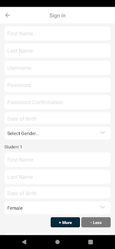 Dance Studio Manager Screen 3