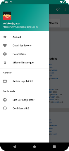 Verbkonjugator Screenshot 4 - AppWisp.com