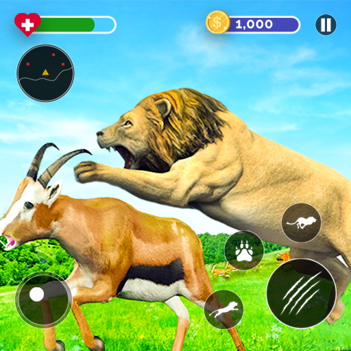 Lion Simulator Game 3D logo