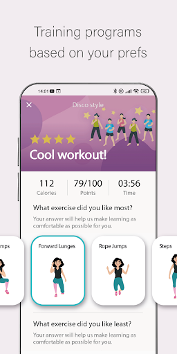 Screenshot of Vivafit: fitness dancing