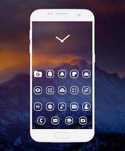 Whicons - White Icon Pack Captura de pantalla