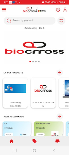 Android application BIOCRROSS screenshort