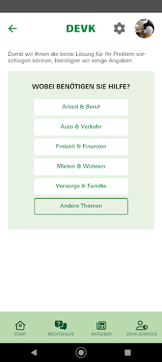 DEVK Rechtsschutz App Screenshot 3 - AppWisp.com