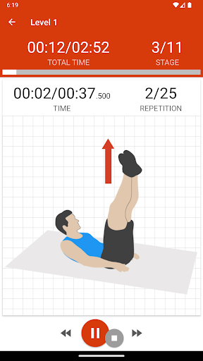 Abs workout ABS II - lose fat Screenshot 1 - AppWisp.com