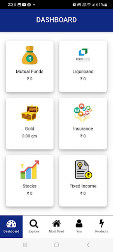 Android application Finseva Capital screenshort