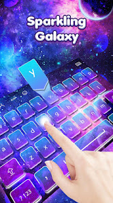Sparkling Galaxy - Keyboard Th 1.2 APK + Mod (Free purchase) for Android