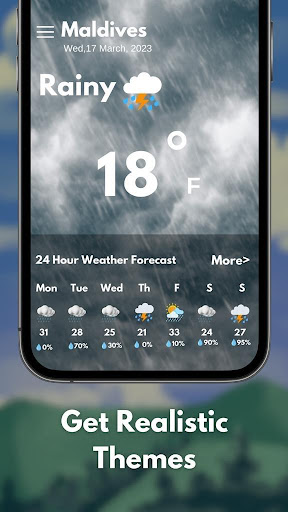weather at your location Screen 3