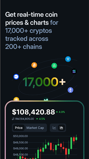 Screenshot of CoinGecko: Crypto Tracker, NFT