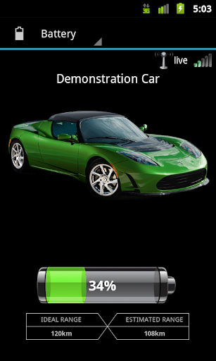 Android application Open Vehicle Monitoring System screenshort