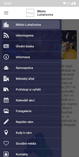 Android application Město Luhačovice screenshort