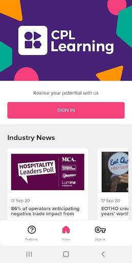 Android application CPL Learning screenshort