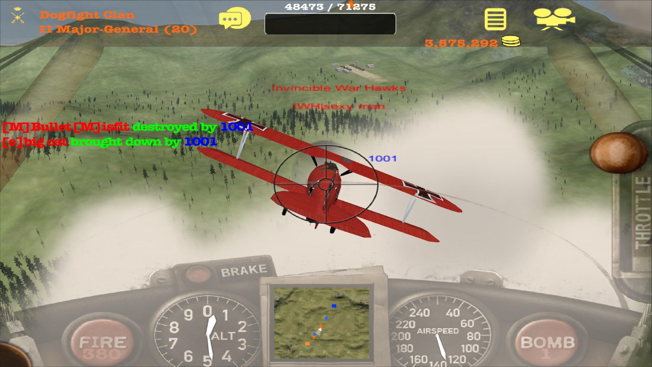 Android application Dogfight Elite screenshort