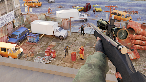 Android application Sniper target Zombies shooter screenshort