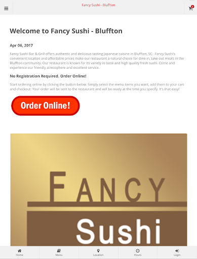 Fancy Sushi Bluffton Screenshot 4 - AppWisp.com