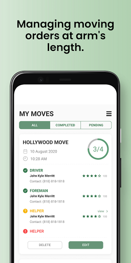 Android application Moving Radar screenshort
