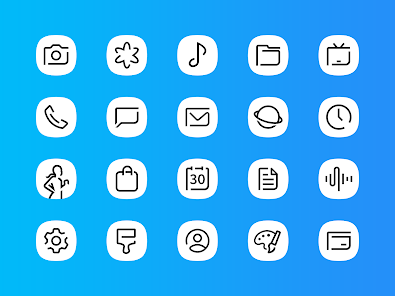 Whiux White - Icon Pack 3.6 APK + Mod (Paid for free / Patched) for Android