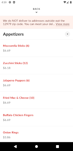 Ginos Pizza 3 Screen 3