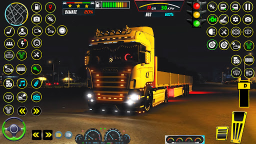 Xe tải vận tải Euro Truck 3D Mod Unlocked Paid