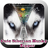 Cute Siberian Husky Lock icon