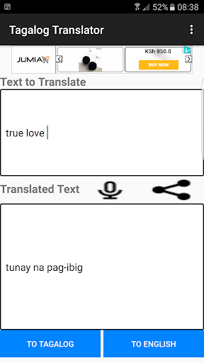 To translator tagalog english Filipino translation
